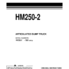 ARTICULATED DUMP TRUCKS KOMATSU HM250-2 Operation and Maintenance Manual - Image 4