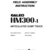 KOMATSU HM300-1 Articulated Dump Truck Field Assembly Manual | Technical Guide - Image 2